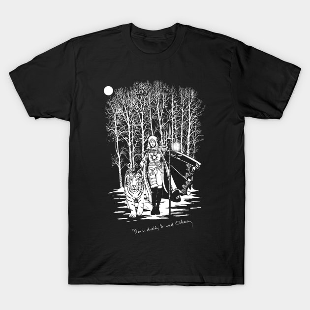 "Near Death, I Meet Odessa..." T-Shirt by WorkOfArtStudios